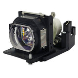 Jaspertronics™ Original 23040007 Lamp & Housing for Eiki Projectors - 1 Year Warranty