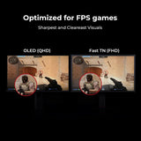 BenQ XL2586X+ 24.1" 600Hz Gaming Monitor - Fast TN Panel, 1ms Response Time, HDMI/DP, PS5/Xbox Compatible