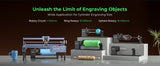 Creality Falcon 10W Laser Engraver – High Precision, Fast Cutting, Air Assist, Rotary Kit, 17"x16" Area