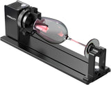 Creality Rotary Kit Pro with Risers – Adjustable Jaws, One-Handed Clamping, No Assembly, Compatible with Most Laser Engravers