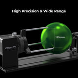Creality Rotary Kit Pro with Risers – Adjustable Jaws, One-Handed Clamping, No Assembly, Compatible with Most Laser Engravers