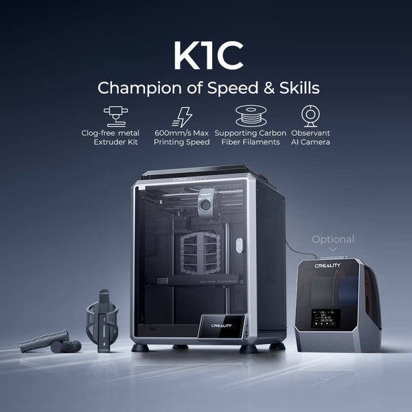Creality K1C 3D Printer - 600mm/s High-Speed Printing