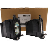 Panasonic Lamp & Housing TwinPack for The PT-D5700E Projector - 1 Year Warranty