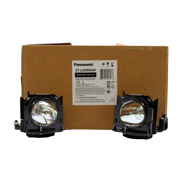 Panasonic ET-LAD60W Lamp & Housing Twinpack for Panasonic Panasonic ET-LAD60W Lamp & Housing Twinpack for Panasonic