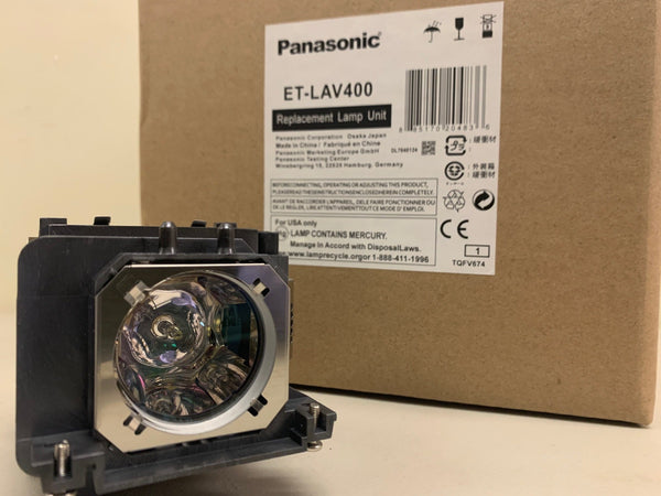 Panasonic ET-LAV400 Original Projector Lamp & Housing - 1 Year