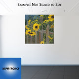 Meadowlark Sunflowers by Tim Breaux - Canvas Giclee Limited Edition Artsist Proof 20 - 36 x 36