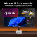 GEEKOM A8 Max Ultimate Performance Mini PC - AMD Ryzen 7 8745HS Computer 32GB DDR5 - 1TB SSD - Windows 11 Pro