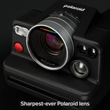 Polaroid I‑2 Instant Camera (Black) w/ Manual Controls, Autofocus 3‑Lens System, USB‑C Rechargeable, Bluetooth - 009078