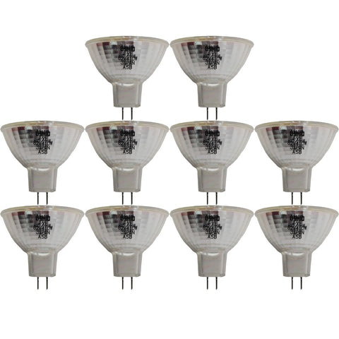 Ushio FXL 1000636 Halogen Reflector Lamp, MR16 JCR, 410W 82V, GY5.3 Base, 3300K