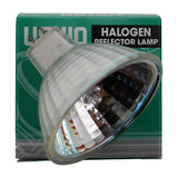 Ushio FXL 1000636 Halogen Reflector Lamp, MR16 JCR, 410W 82V, GY5.3 Base, 3300K