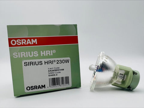 Osram Sirius HRI 230W Moving Head Lamp for the Lightsky Bumblebee E230 series