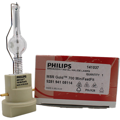 Philips MSR Gold™ 700 MiniFastFit 141037 700 Watt Entertainment Lamp