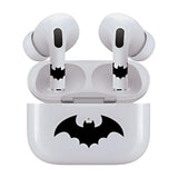 Jaspertronics™ AirSkins - Stylish & Durable Decals for AirPods Pro & Pro 2, Bat Design Earbuds & Case Skin, Scratch-Resistant, Precision Fit, Wireless Charging Friendly, Easy Application - 58 Designs Available
