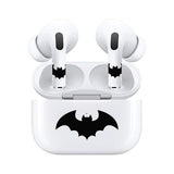 Jaspertronics™ AirSkins - Stylish & Durable Decals for AirPods Pro & Pro 2, Bat Design Earbuds & Case Skin, Scratch-Resistant, Precision Fit, Wireless Charging Friendly, Easy Application - 58 Designs Available