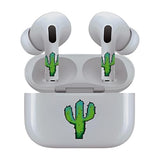 Jaspertronics™ AirSkins - Stylish & Durable Decals for AirPods Pro & Pro 2, Cactus Design Earbuds & Case Skin, Scratch-Resistant, Precision Fit, Wireless Charging Friendly, Easy Application - 58 Designs Available