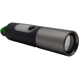 Jaspertronics™ XST-836 Flashlight Keychain LED Mini Torch Portable Flashlight - Telescopic Zoom - Rechargeable and Waterproof Torch Flashlight!
