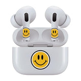 Jaspertronics™ AirSkins - Stylish & Durable Decals for AirPods Pro & Pro 2, Smiley Face Design Earbuds & Case Skin, Scratch-Resistant, Precision Fit, Wireless Charging Friendly, Easy Application - 58 Designs Available