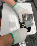 Jaspertronics™ Anti-Static Gloves - One Size Fits All, White - Single Pair