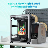 Creality Space Pi Filament Dryer, 1.75/2.85mm, LCD Touch, 360° Hot-Air, 48hr Timer, 113–158°F, 3D Printer Spool Dry Box