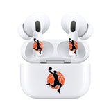 Jaspertronics™ AirSkins - Stylish & Durable Decals for AirPods Pro & Pro 2, Basketball Player Design Earbuds & Case Skin, Scratch-Resistant, Precision Fit, Wireless Charging Friendly, Easy Application - 58 Designs Available