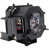 Jaspertronics™ Original Lamp & Housing for the Epson Powerlite 83V+ Projector - 1 Year Warranty