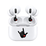 Jaspertronics™ AirSkins - Stylish & Durable Decals for AirPods Pro & Pro 2, Love Symbol Design Earbuds & Case Skin, Scratch-Resistant, Precision Fit, Wireless Charging Friendly, Easy Application - 58 Designs Available