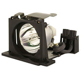 Jaspertronics™ Original SP.80V01.001 Lamp & Housing for Optoma Projectors - 1 Year Warranty