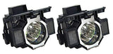 Jaspertronics™ Original Lamp & Housing TwinPack for the Epson Powerlite Pro Z8255NL Projector - 1 Year Warranty