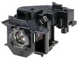 Jaspertronics™ Original ELP-LP44 Lamp & Housing for Epson Projectors - 1 Year Warranty