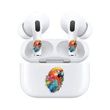 Jaspertronics™ AirSkins - Stylish & Durable Decals for AirPods Pro & Pro 2, Parrot Design Earbuds & Case Skin, Scratch-Resistant, Precision Fit, Wireless Charging Friendly, Easy Application - 58 Designs Available