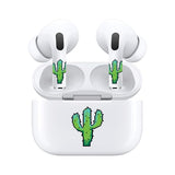 Jaspertronics™ AirSkins - Stylish & Durable Decals for AirPods Pro & Pro 2, Cactus Design Earbuds & Case Skin, Scratch-Resistant, Precision Fit, Wireless Charging Friendly, Easy Application - 58 Designs Available