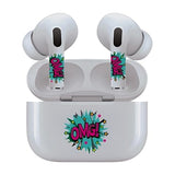 Jaspertronics™ AirSkins - Stylish & Durable Decals for AirPods Pro & Pro 2, OMG Design Earbuds & Case Skin, Scratch-Resistant, Precision Fit, Wireless Charging Friendly, Easy Application - 58 Designs Available