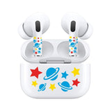 Jaspertronics™ AirSkins - Stylish & Durable Decals for AirPods Pro & Pro 2, Planets Design Earbuds & Case Skin, Scratch-Resistant, Precision Fit, Wireless Charging Friendly, Easy Application - 58 Designs Available