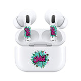 Jaspertronics™ AirSkins - Stylish & Durable Decals for AirPods Pro & Pro 2, OMG Design Earbuds & Case Skin, Scratch-Resistant, Precision Fit, Wireless Charging Friendly, Easy Application - 58 Designs Available