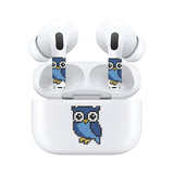 Jaspertronics™ AirSkins - Stylish & Durable Decals for AirPods Pro & Pro 2, Owl Design Earbuds & Case Skin, Scratch-Resistant, Precision Fit, Wireless Charging Friendly, Easy Application - 58 Designs Available