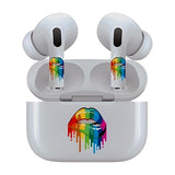 Jaspertronics™ AirSkins - Stylish & Durable Decals for AirPods 3, Rainbow Lips Design Earbuds & Case Skin, Scratch-Resistant, Precision Fit, Wireless Charging Friendly, Easy Application - 58 Designs Available