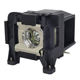 Jaspertronics™ Original Lamp & Housing for the Epson V11H710040 Projector - 1 Year Warranty