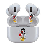 Jaspertronics™ AirSkins - Stylish & Durable Decals for AirPods Pro & Pro 2, Colorful Paws Design Earbuds & Case Skin, Scratch-Resistant, Precision Fit, Wireless Charging Friendly, Easy Application - 58 Designs Available