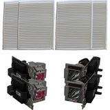 Jaspertronics™ Original 113-715 4-Pack Lamp Module & Filter Kit for the Digital Projection Projectors - 1 Year Warranty