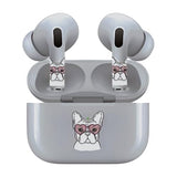 Jaspertronics™ AirSkins - Stylish & Durable Decals for AirPods Pro & Pro 2, French Bulldog Design Earbuds & Case Skin, Scratch-Resistant, Precision Fit, Wireless Charging Friendly, Easy Application - 58 Designs Available