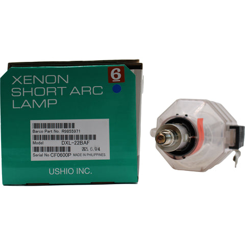 Barco R9855971 2200W Xenon Cinema Lamp, 2000 Hr, Fits Barco DP2K/DP4K & DP Series - 5002324