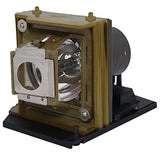 Jaspertronics™ Original SP.80Y01.001 Lamp & Housing for Optoma Projectors - 1 Year Warranty