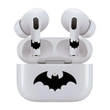 Jaspertronics™ AirSkins - Stylish & Durable Decals for AirPods Pro & Pro 2, Bat Design Earbuds & Case Skin, Scratch-Resistant, Precision Fit, Wireless Charging Friendly, Easy Application - 58 Designs Available