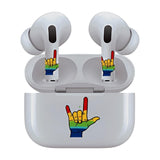 Jaspertronics™ AirSkins - Stylish & Durable Decals for AirPods 4, Pride Love Design Earbuds & Case Skin, Scratch-Resistant, Precision Fit, Wireless Charging Friendly, Easy Application - 58 Designs Available