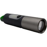 Jaspertronics™ XST-836 Flashlight Keychain LED Mini Torch Portable Flashlight - Telescopic Zoom - Rechargeable and Waterproof Torch Flashlight!