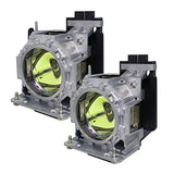 Jaspertronics™ Original ET-LAD310W Lamp & Housing TwinPack for Panasonic Projectors - 1 Year Warranty