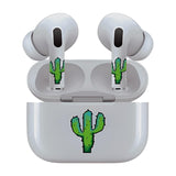 Jaspertronics™ AirSkins - Stylish & Durable Decals for AirPods Pro & Pro 2, Cactus Design Earbuds & Case Skin, Scratch-Resistant, Precision Fit, Wireless Charging Friendly, Easy Application - 58 Designs Available