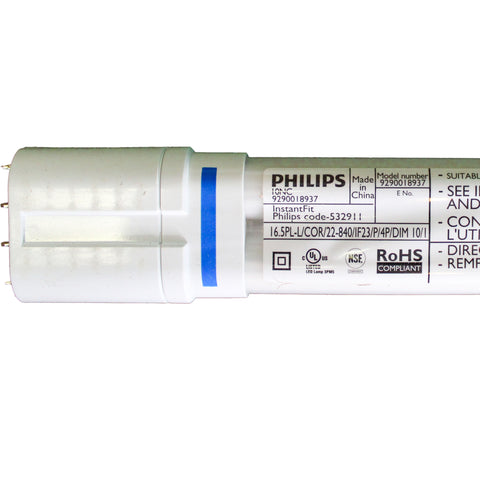Philips InstantFit 532911 16.5W PL-L LED lamp, 4-pin 2G11 base, 2300 lumens, 4000K Cool White