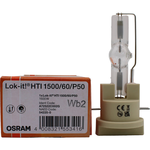 Osram HTI 1500W/60/P50 LOK-IT Lamp for the D.T.S XR3000 SPOT CMY Video