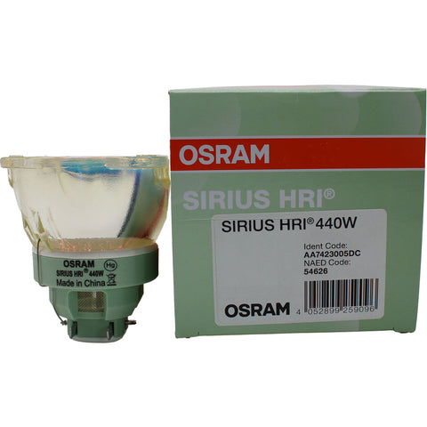 Osram Sirius HRI 440W Moving Head Discharge Lamp – 22,000 lm, 7000K, Ra80, 83V, 1,500 hr - 54626